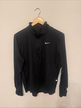 Nike Black Half-Zip Athletic Pullover